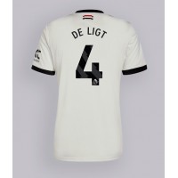 Camiseta Manchester United Matthijs de Ligt #4 Tercera Equipación Replica 2024-25 mangas cortas